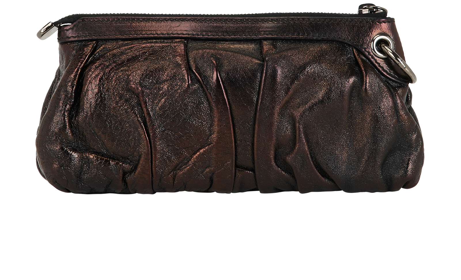 Gucci Bamboo Tassel Pouch, &pound;350, Accessories, Black, Leather, Back view